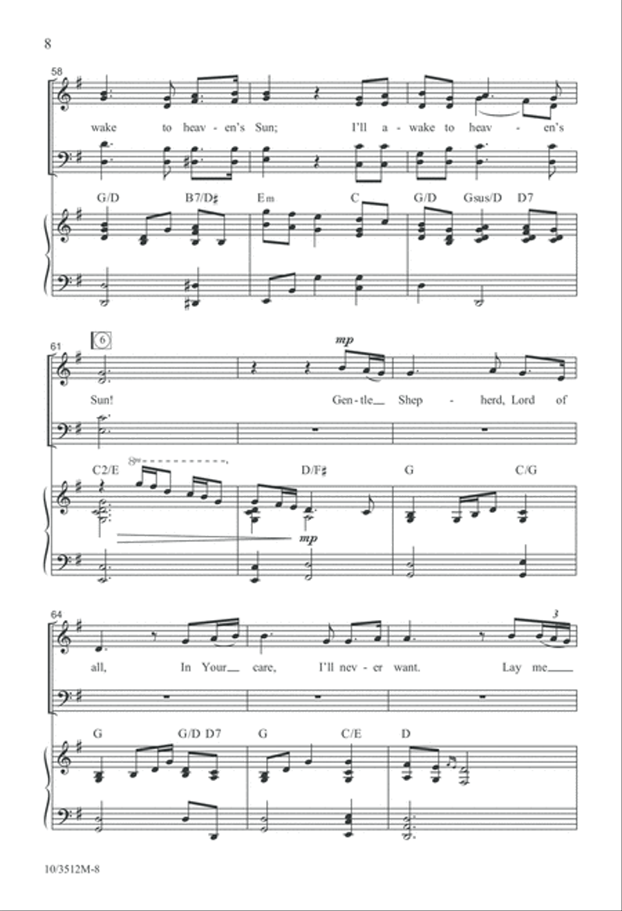 Shepherd Psalm 4-Part scores gallery preview page 9