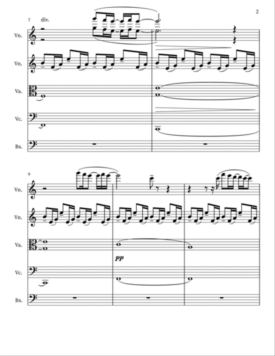 I Love You String Orchestra scores gallery preview page 2