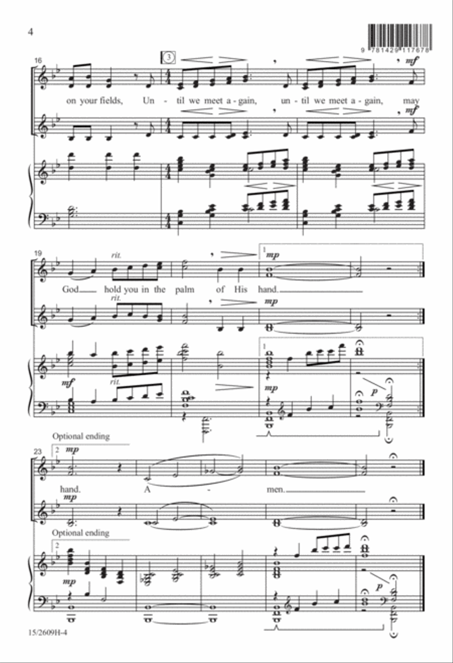 Irish Blessing Irish Blessing SSA scores gallery preview page 4
