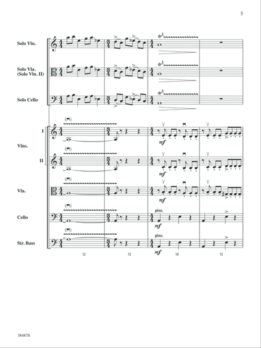 Rondo Concertante: Score Rondo Concertante: Score String Orchestra scores gallery preview page 5