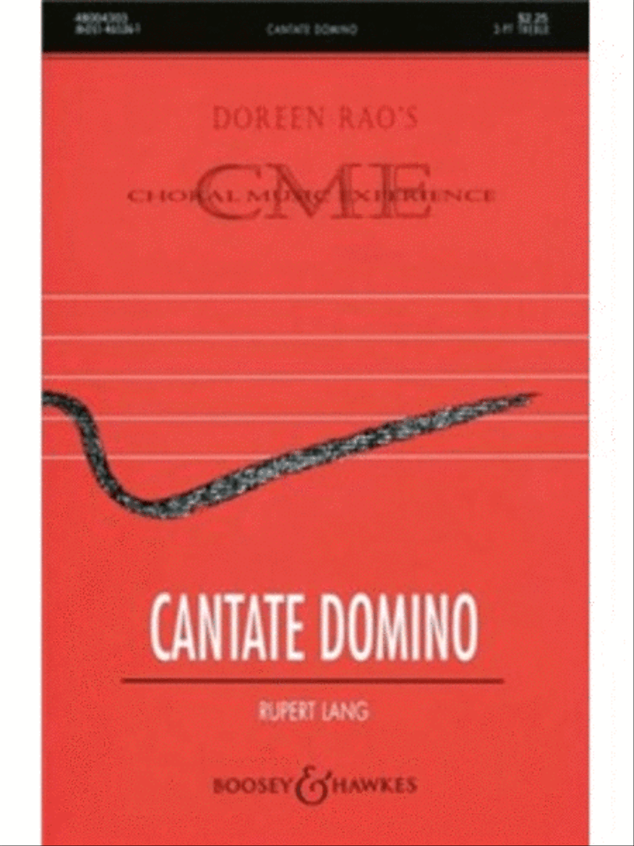 Cantate Domino SSA scores gallery preview page 1