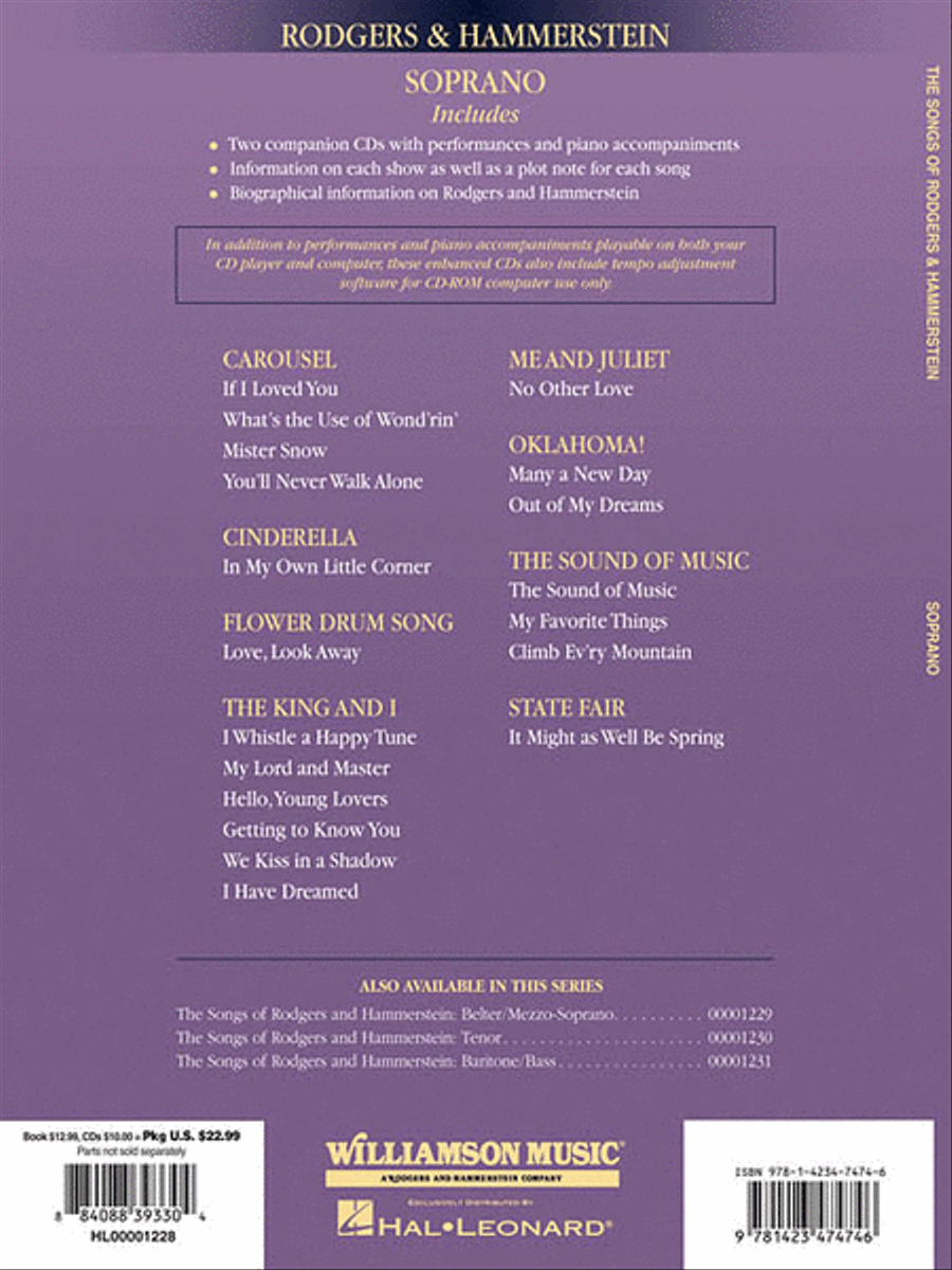 The Songs of Rodgers & Hammerstein Voice scores gallery preview page 2