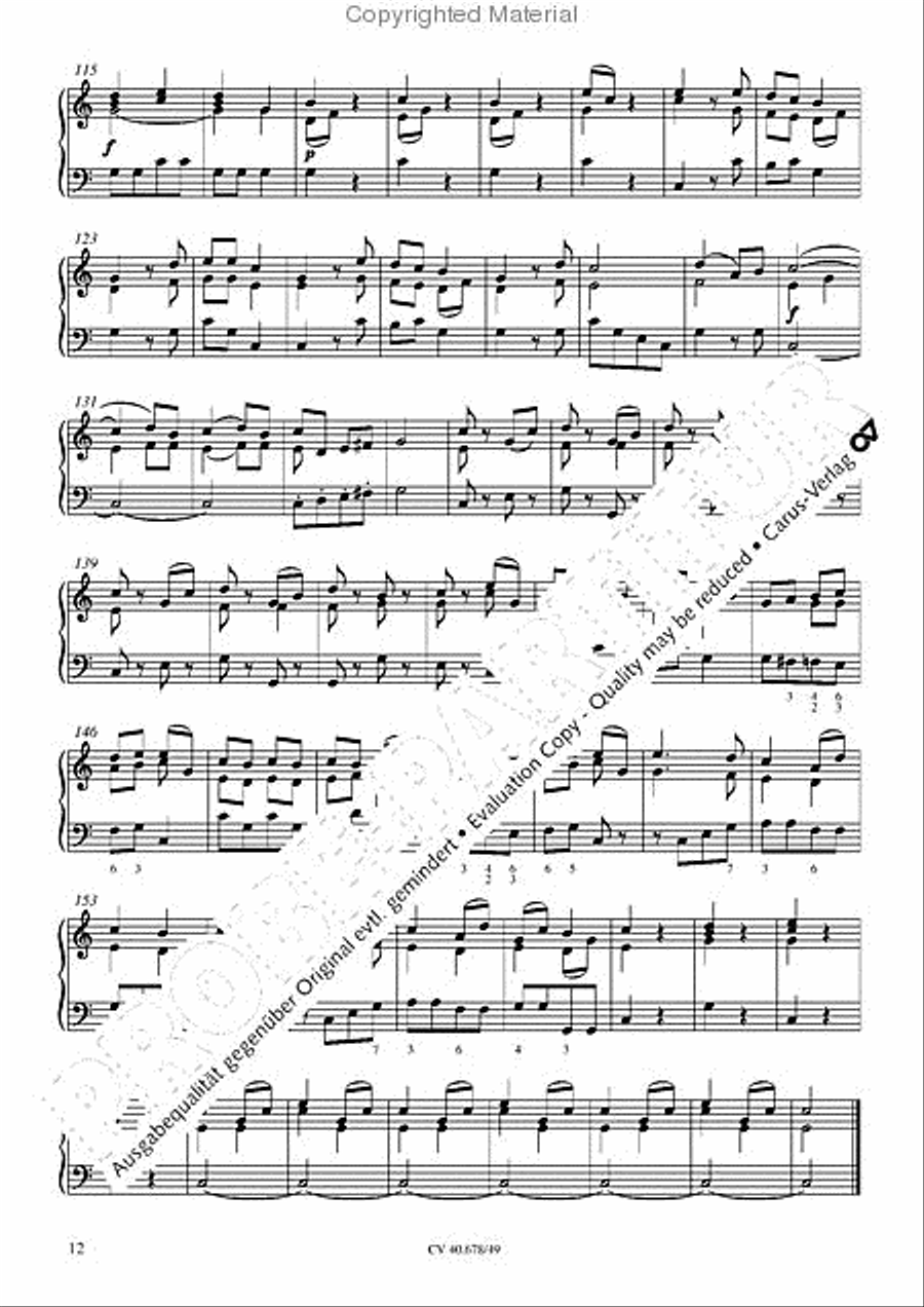 Missa pastoralis bohemica Organ scores gallery preview page 15