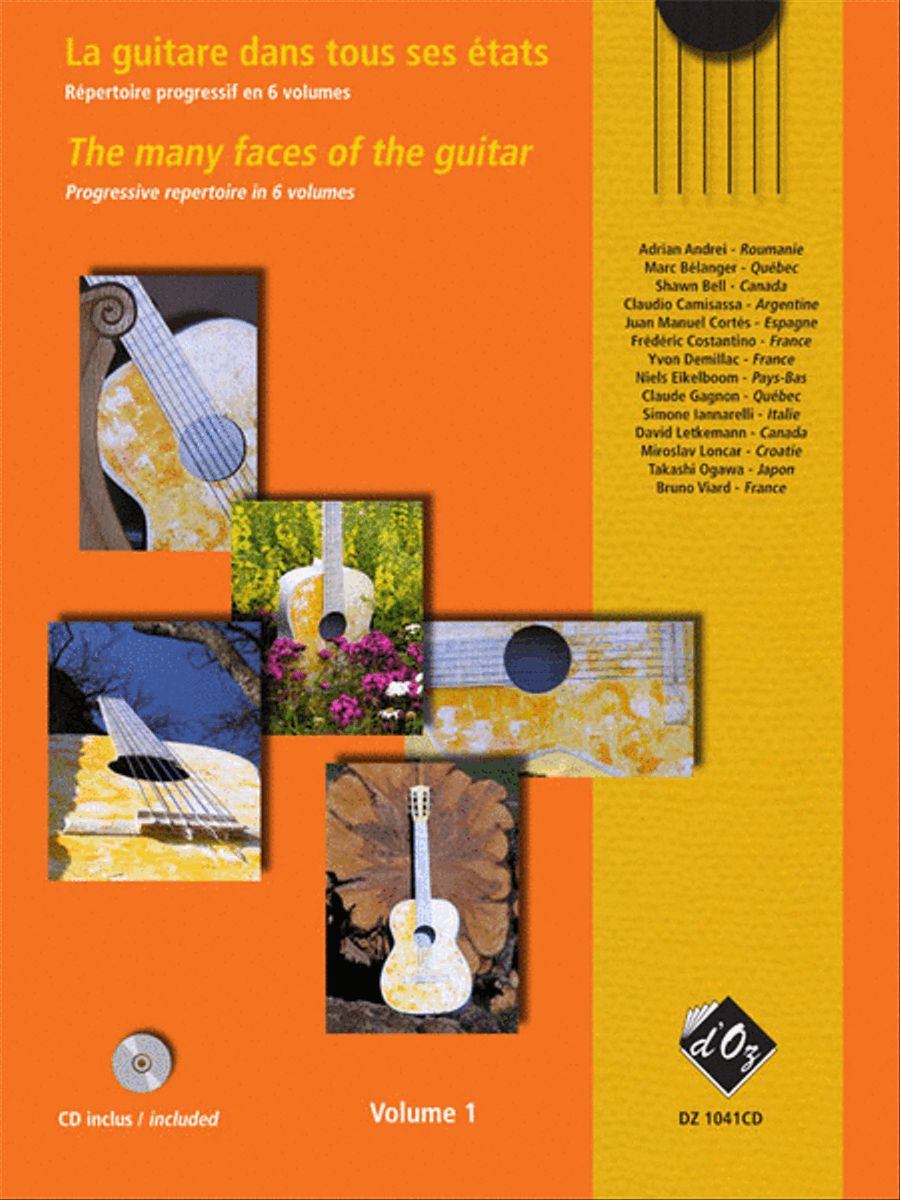 La guitare dans tous ses états, vol. 1 (CD incl.) Classical Guitar scores gallery preview page 1