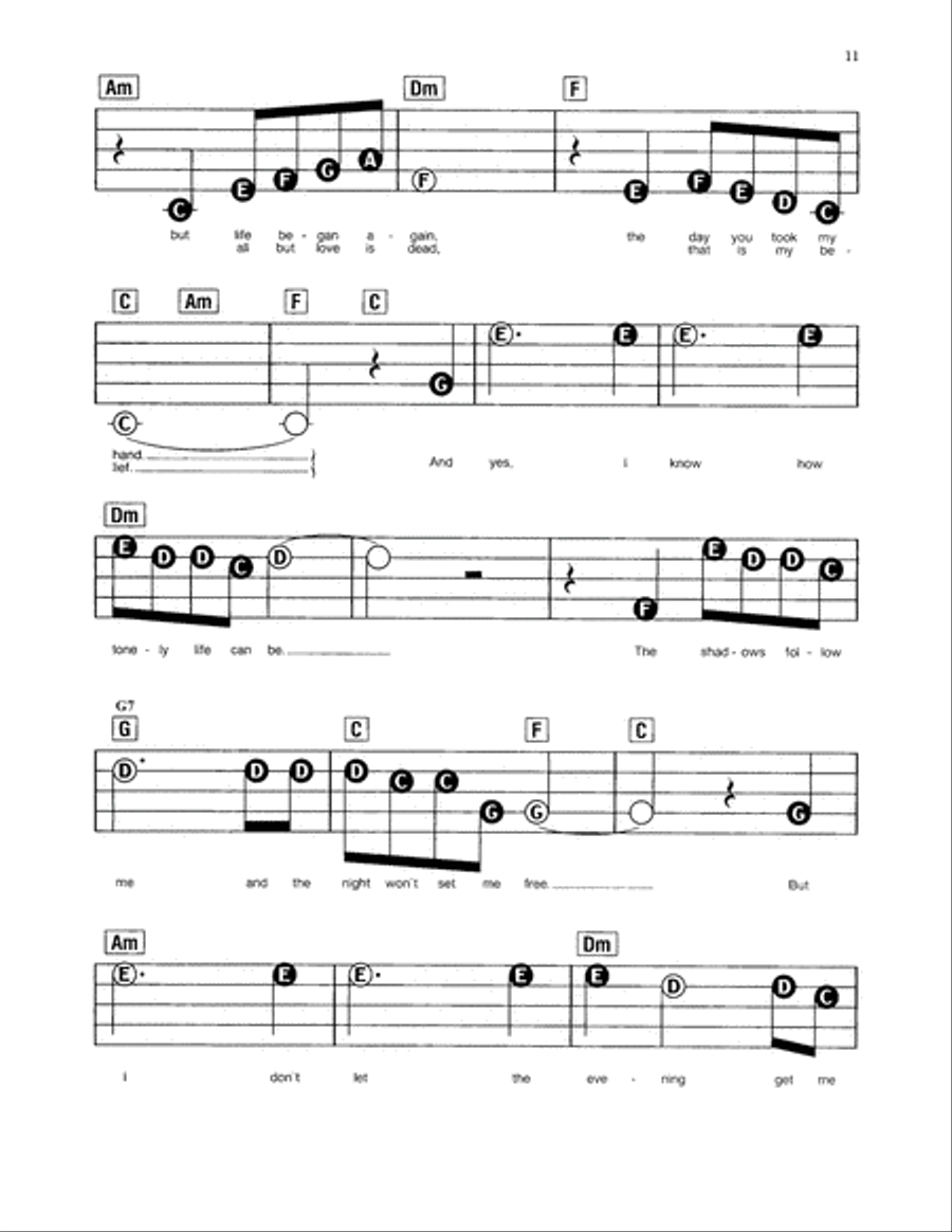 And I Love You So Electronic Keyboard scores gallery preview page 2