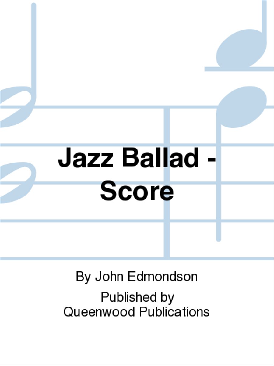 Jazz Ballad - Score Concert Band scores gallery preview page 1