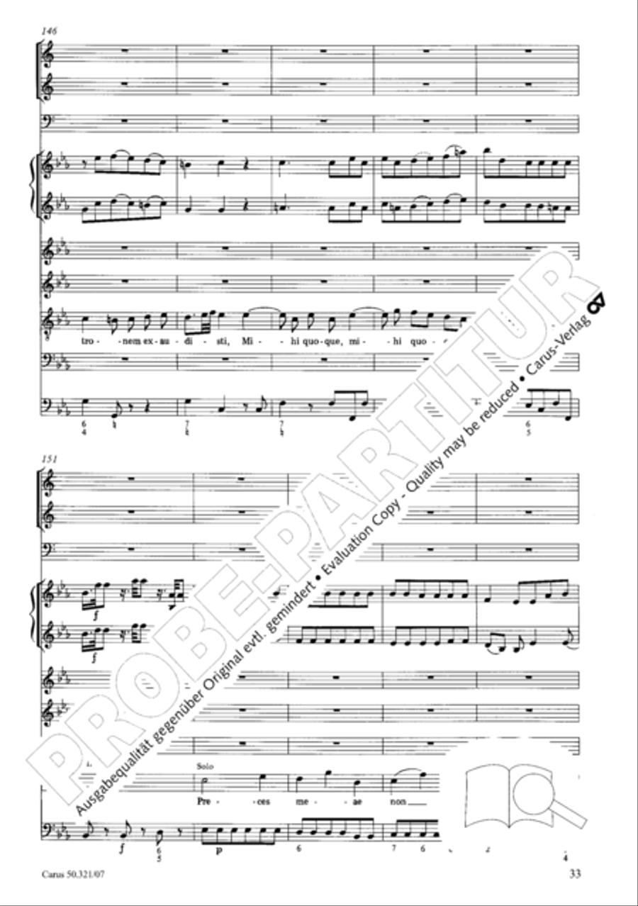 Requiem in C minor Requiem in C minor 4-Part scores gallery preview page 40