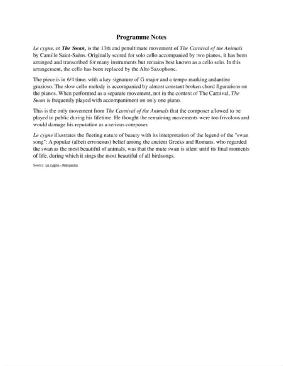 Le Cygne Chamber Music scores gallery preview page 2