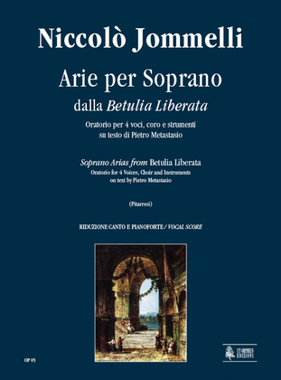 Book cover for Betulia Liberata. Arias for Soprano