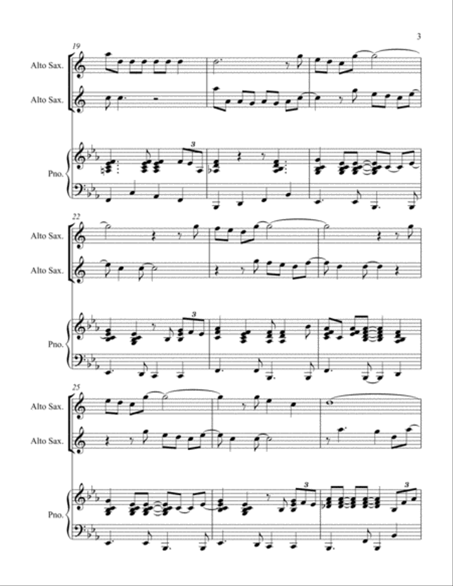 Baby, It's Cold Outside Baby, It's Cold Outside Woodwind Duet scores gallery preview page 3