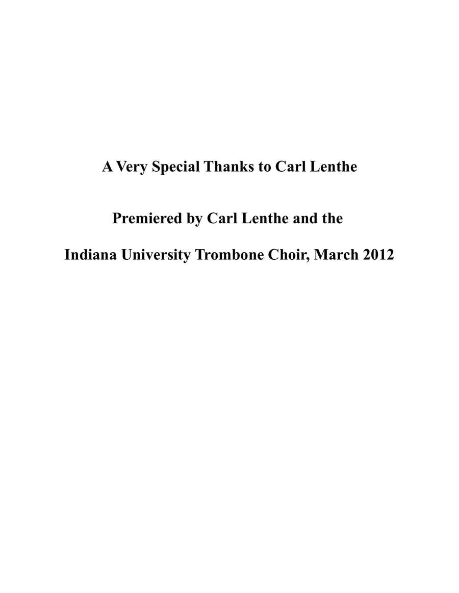Stephansdom for Solo Bass Trombone & Trombone Choir Small Ensemble scores gallery preview page 2