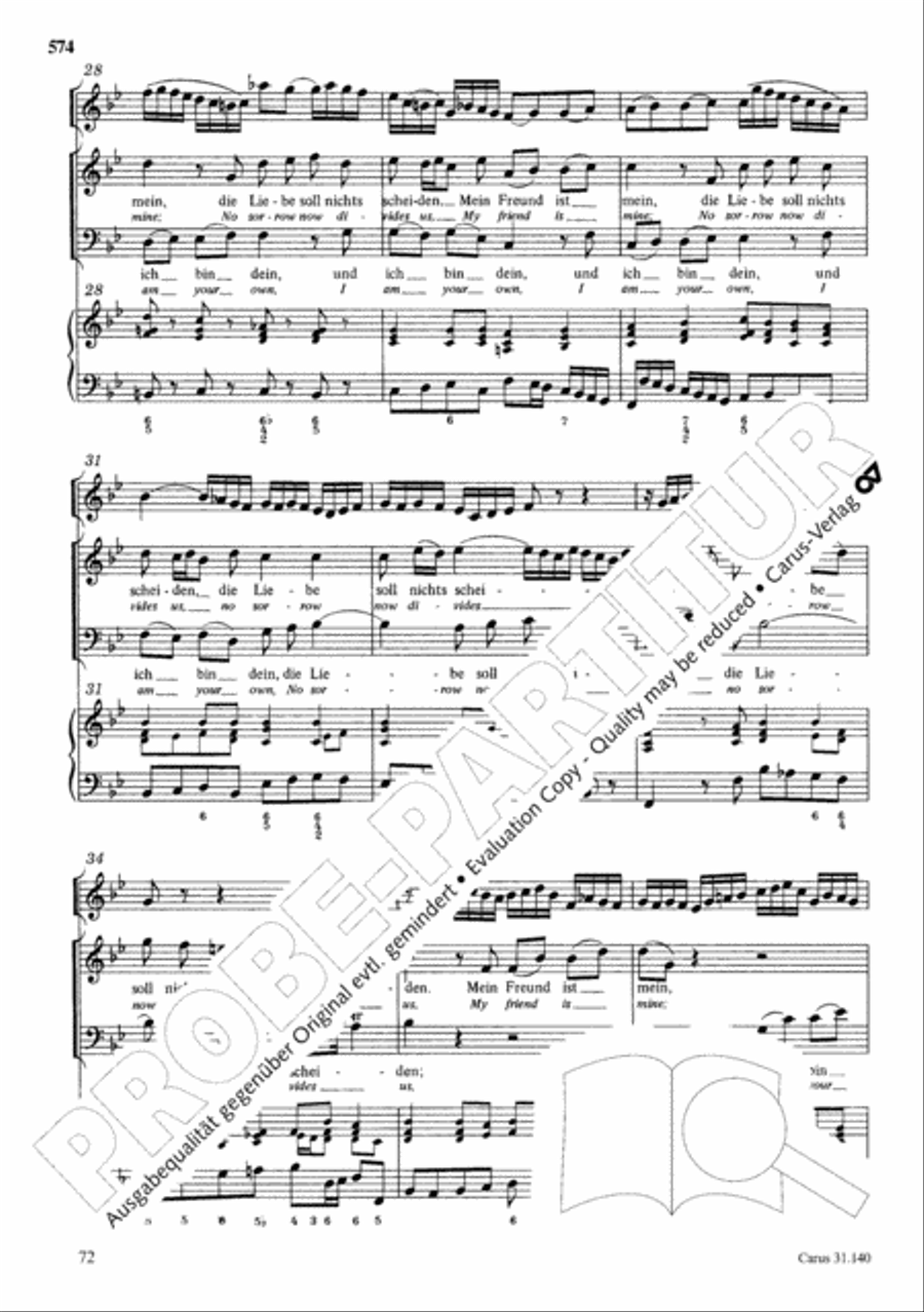 The Complete Sacred Vocal Works (Das geistliche Vokalwerk) Voice scores gallery preview page 575