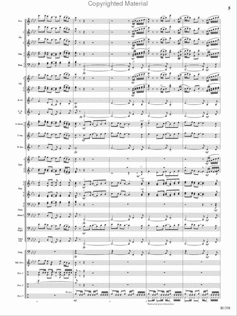 Rock Springs Saga Rock Springs Saga Concert Band scores gallery preview page 3