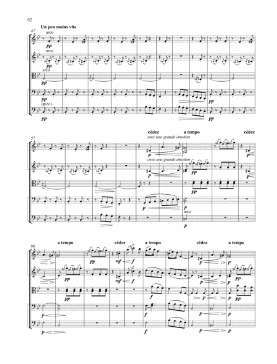 Golliwogg's Cakewalk Golliwogg's Cakewalk String Quartet scores gallery preview page 3