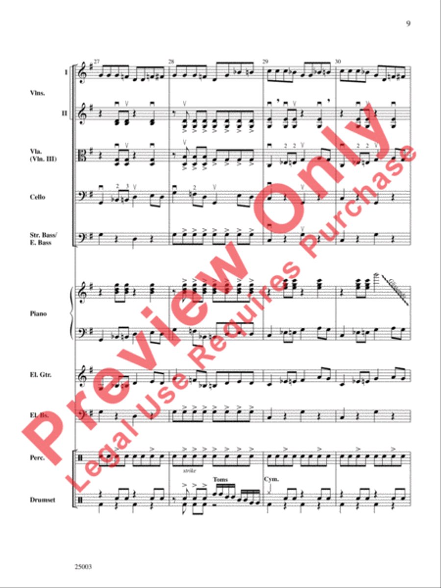 Wipe Out Wipe Out String Orchestra scores gallery preview page 11