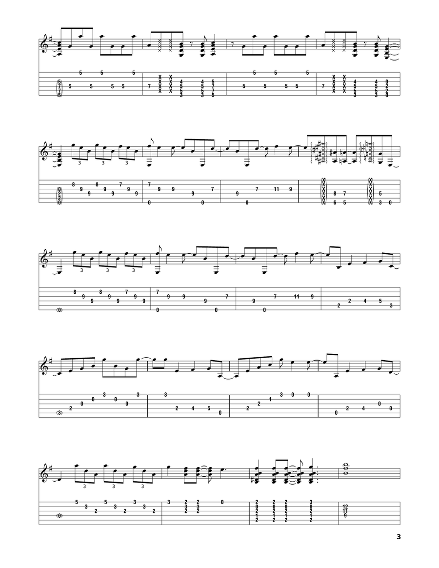 Electric Eye Electric Eye Electric Guitar scores gallery preview page 3
