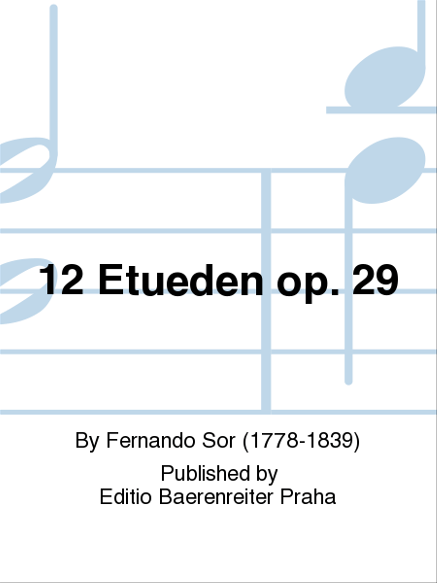 12 Etüden, op. 29