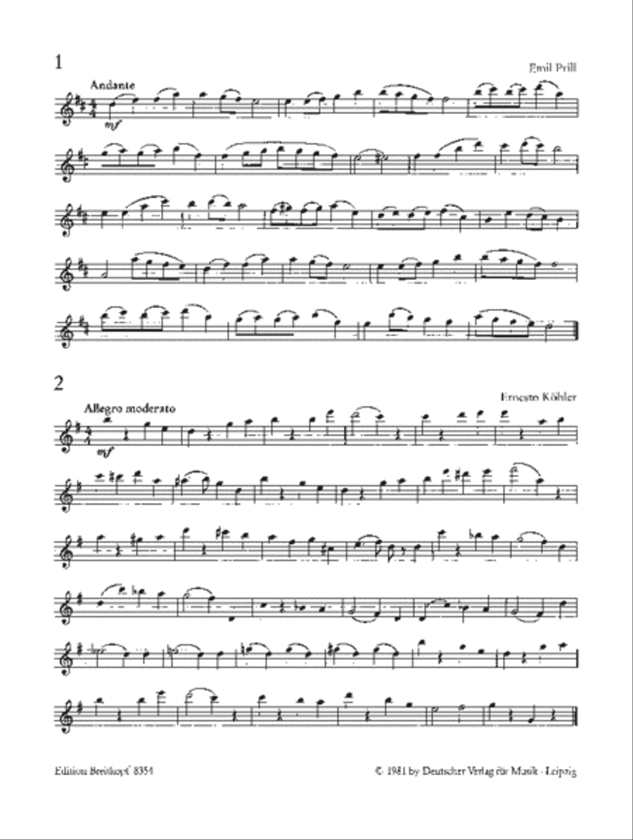 Flute Etudes Flute Solo scores gallery preview page 2