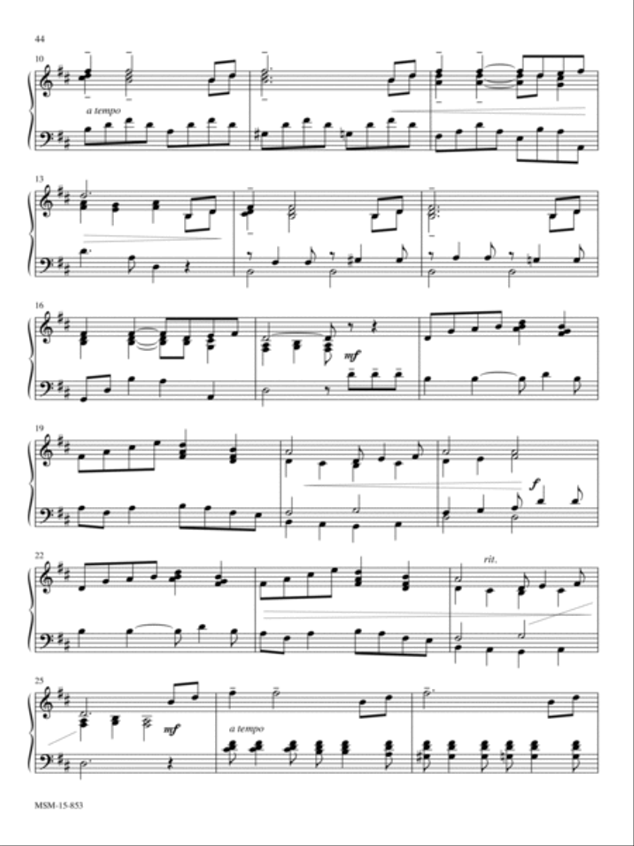 Every Time I Feel the Spirit Piano Solo scores gallery preview page 2