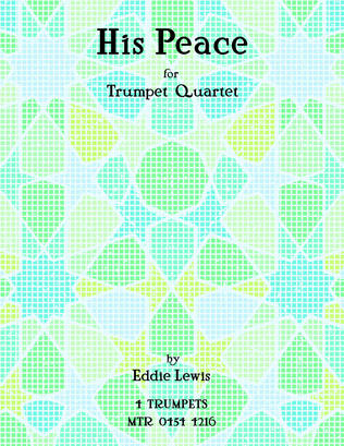 Book cover for His Peace - Trumpet Quartet