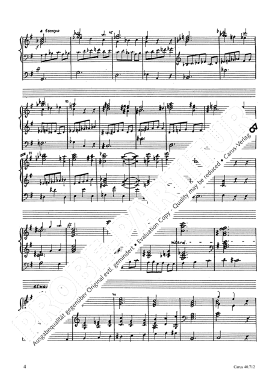 Unuberwindlich starker Held SSA scores gallery preview page 5
