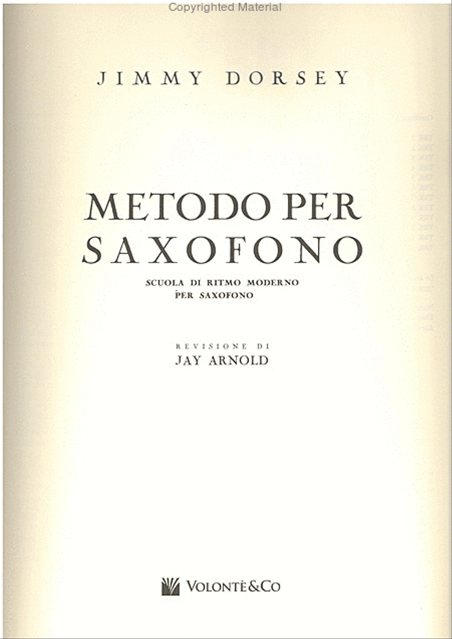 Metodo Per Sassafono Saxophone scores gallery preview page 2