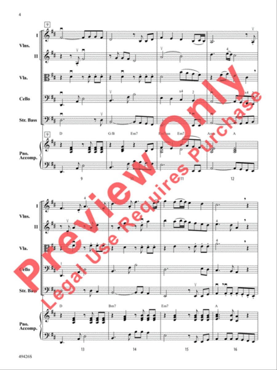 Come Fly With Me Come Fly With Me String Orchestra scores gallery preview page 5