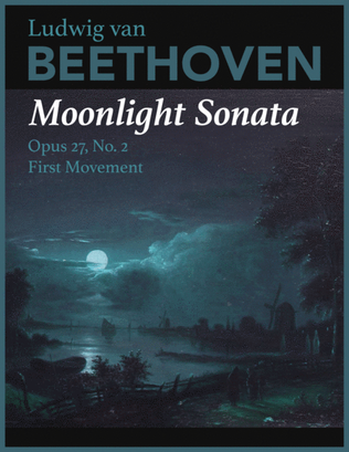 Book cover for Moonlight Sonata Opus 27, No. 2 First Movement
