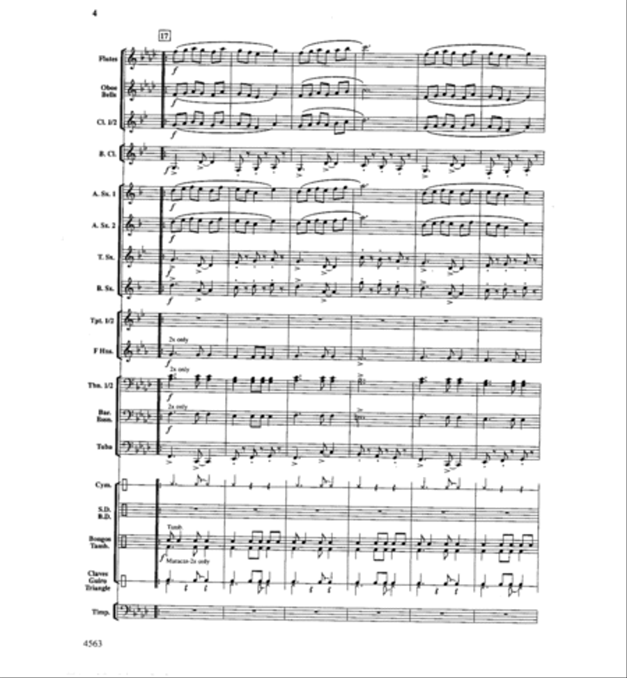 The Eagle's Triumph The Eagle's Triumph Concert Band scores gallery preview page 5