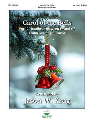 Carol of the Bells (piano accompaniment to 12 bell version)