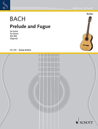 Book cover for Prelude And Fugue D Major BWV 998