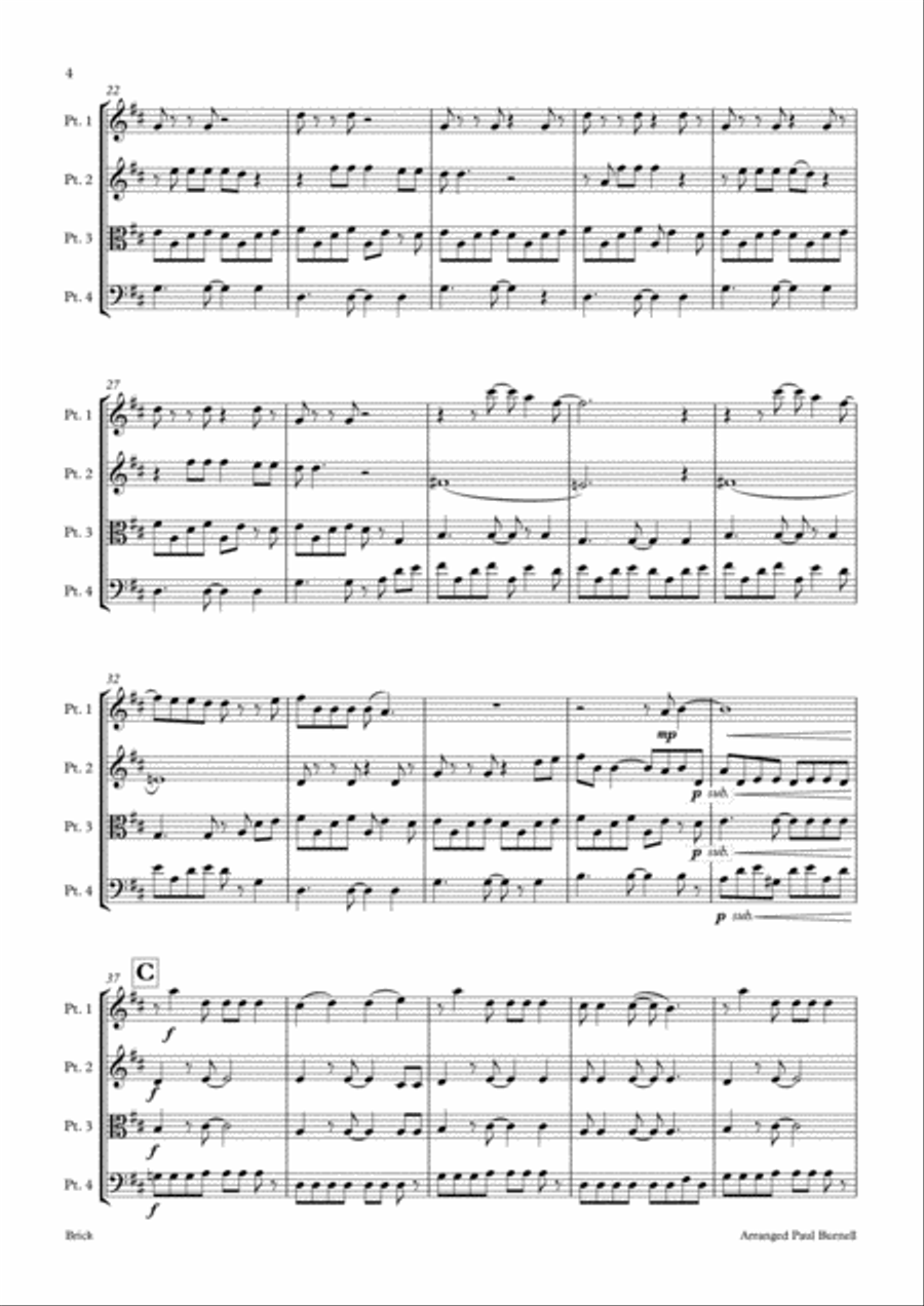 Brick Small Ensemble scores gallery preview page 4