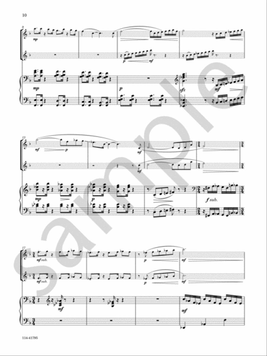 Accident Prone Accident Prone Flute Duet scores gallery preview page 7