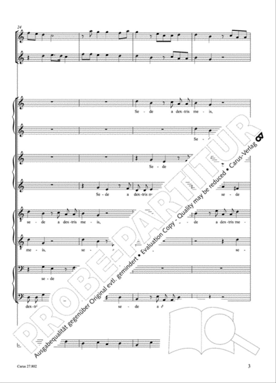 Salmi I (Selva morale e spirituale) Collection / Songbook scores gallery preview page 28