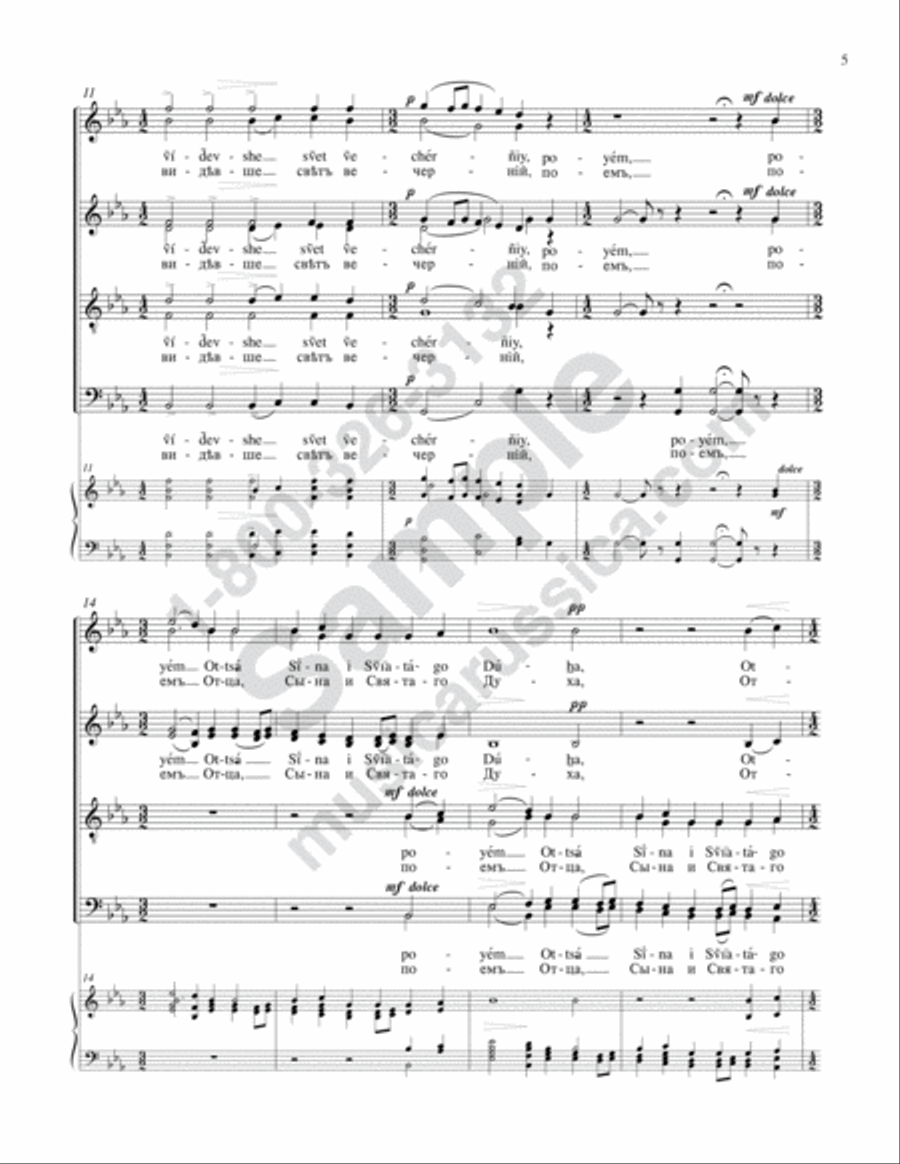 Gladsome Light 4-Part scores gallery preview page 4
