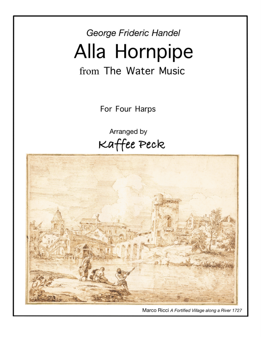 Alla Hornpipe for three harps