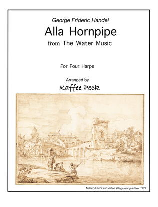 Alla Hornpipe for three harps