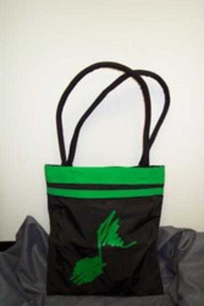 Totebag - Green Musical Note
