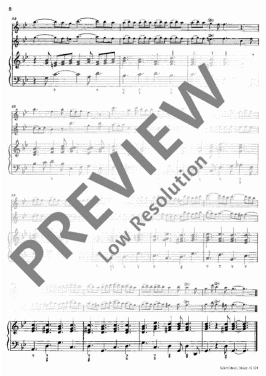 Triosonate G minor Triosonate G minor Alto Recorder scores gallery preview page 9