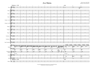 Ave Maria (Caccini) for Soprano Voice and Big Band Key of F minor
