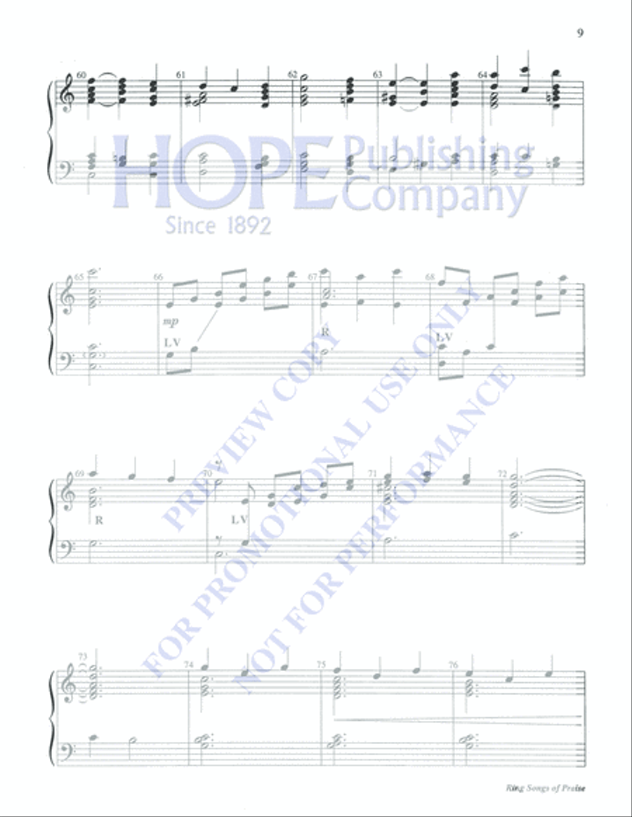 Ring Songs of Praise Ring Songs of Praise 3-Octaves scores gallery preview page 9