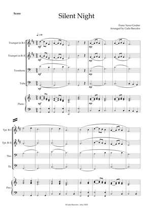 Silent night (Brass Quartet) Piano