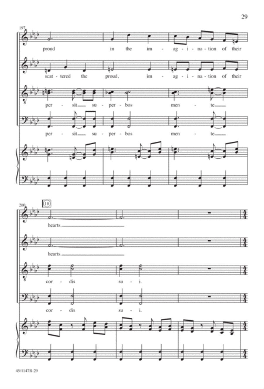 Magnificat Divisi scores gallery preview page 30