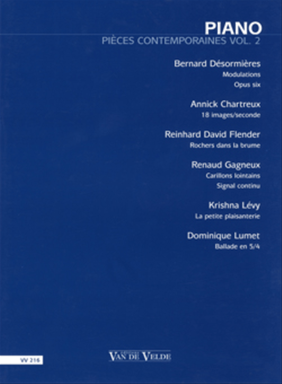 Piano - Pieces contemporaines - Volume 2 Piano Solo scores gallery preview page 1