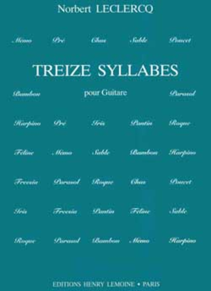 Syllabes (13)