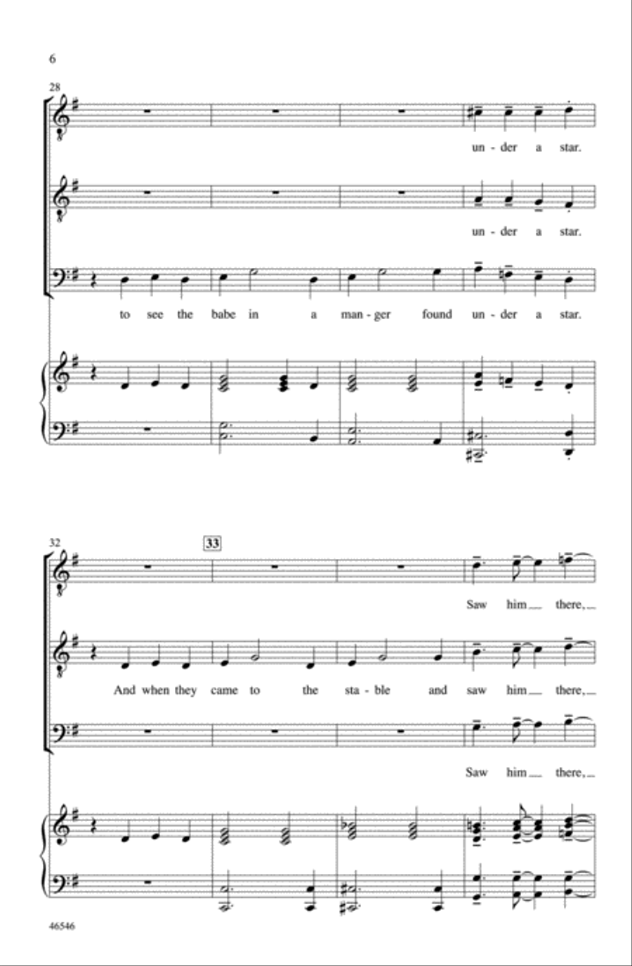 Good News, Great Joy! Choir scores gallery preview page 5