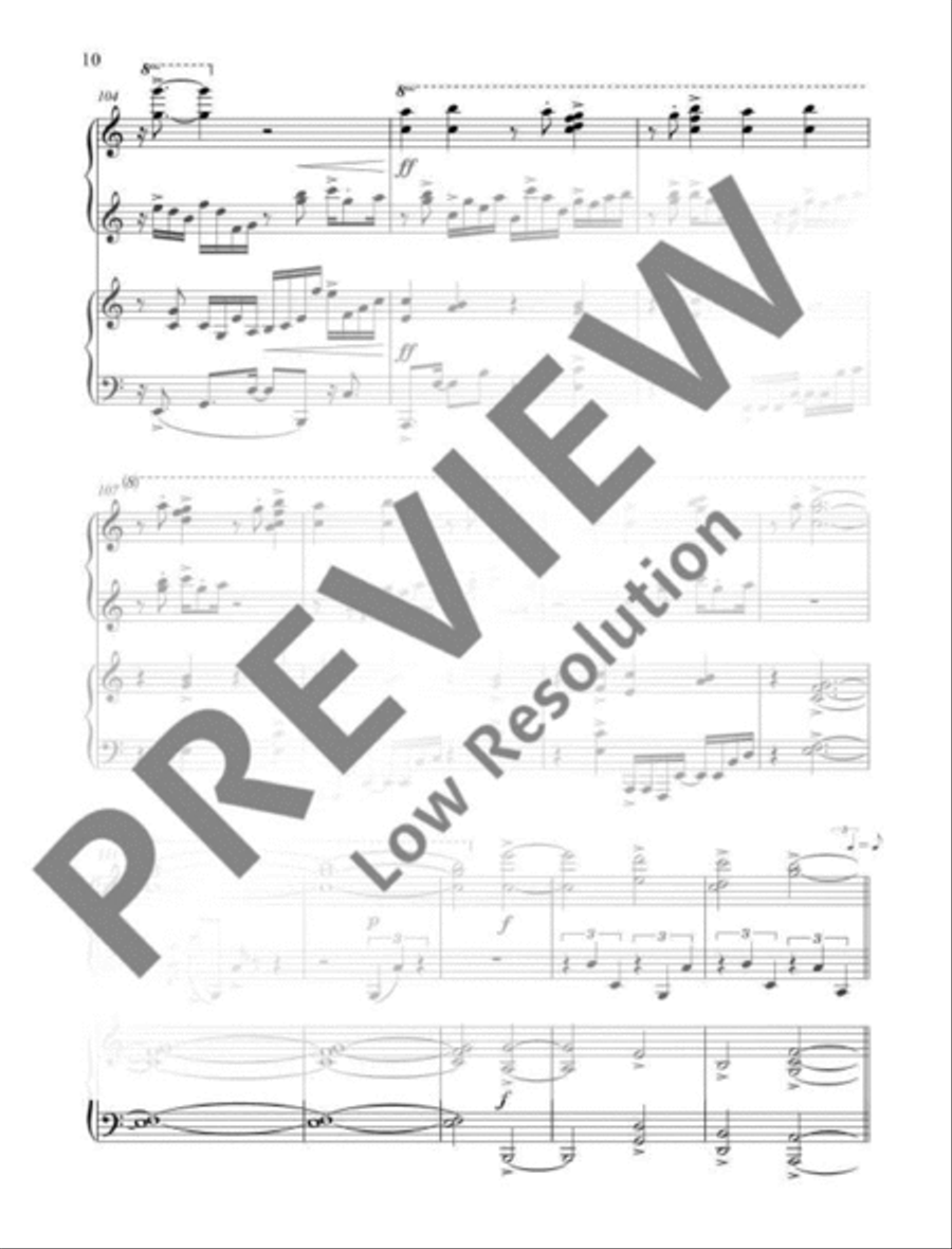 Vaporize Piano Duet scores gallery preview page 15