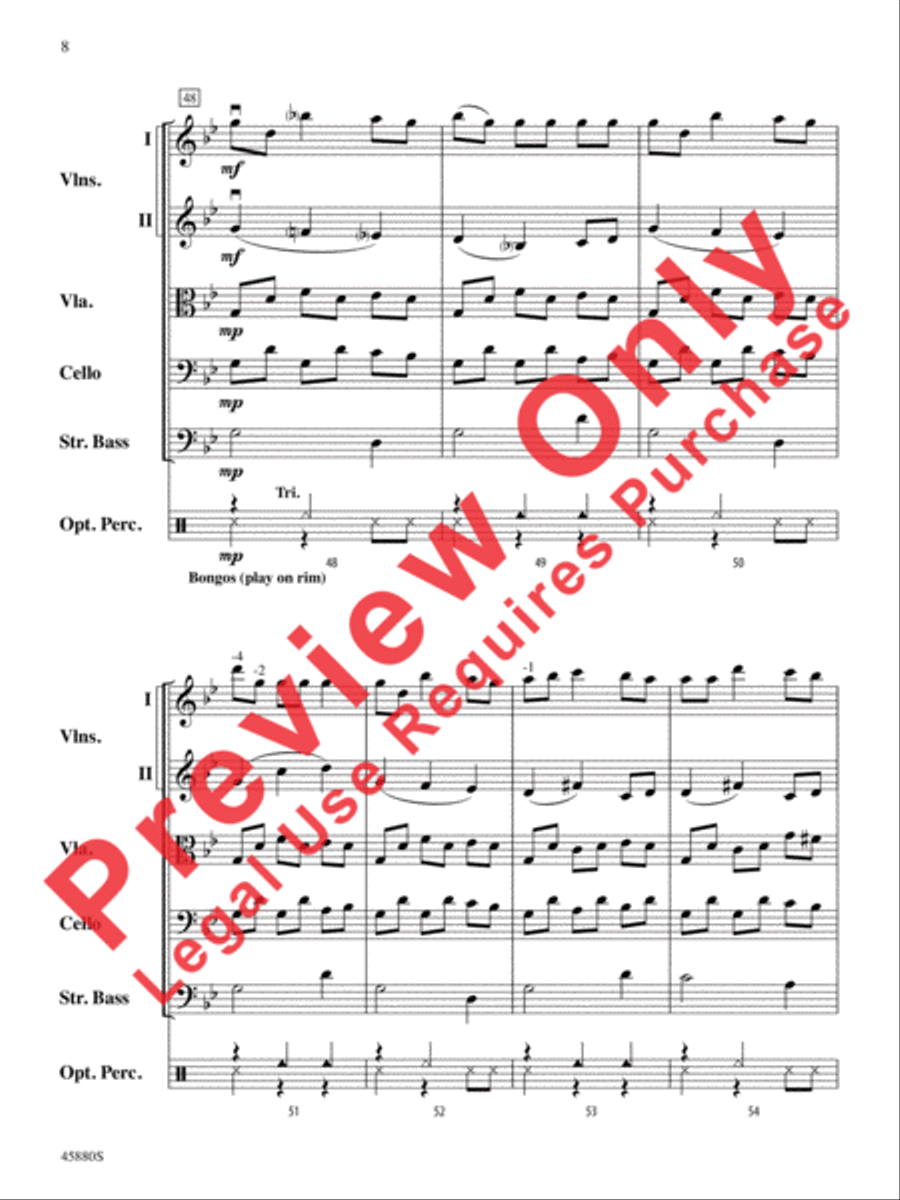 My Candles String Orchestra scores gallery preview page 8