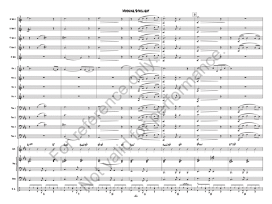 Morning Starlight Morning Starlight Jazz Ensemble scores gallery preview page 5