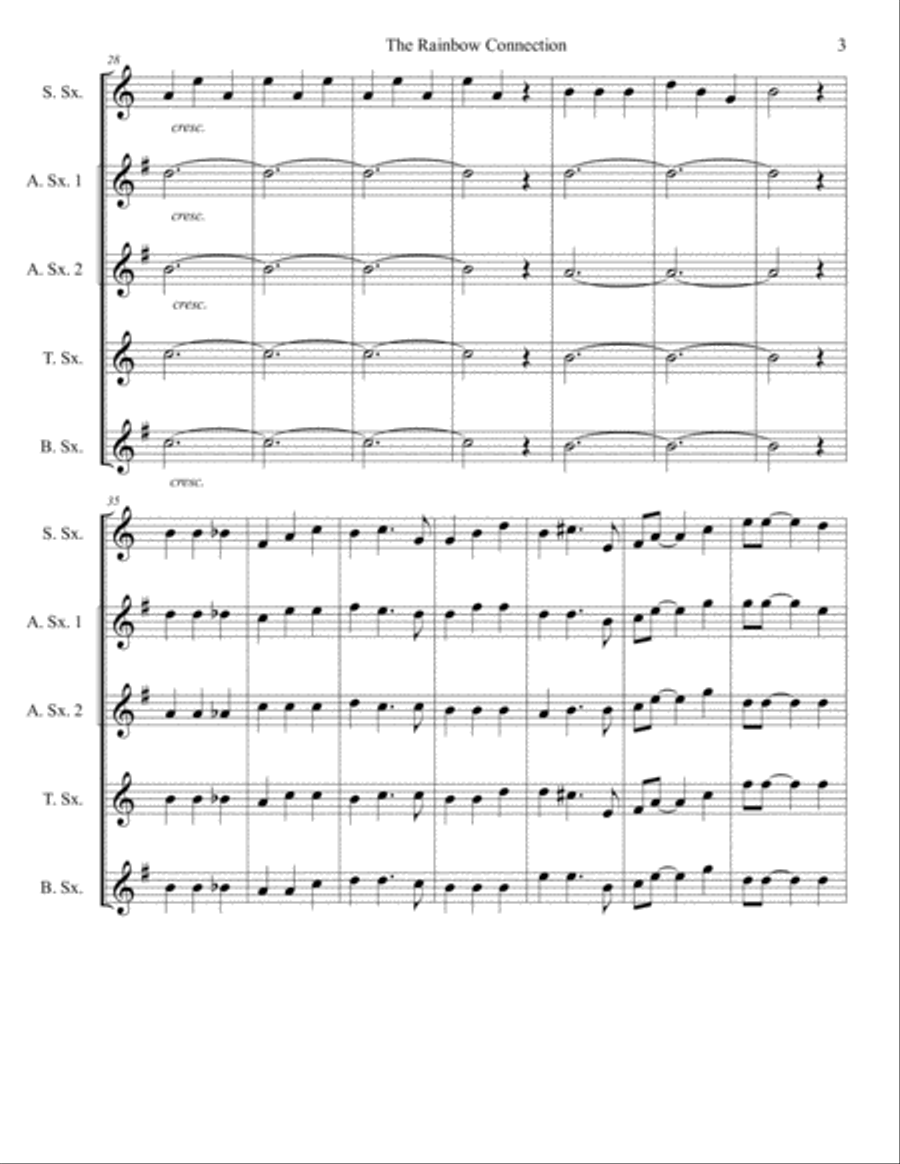 The Rainbow Connection Woodwind Quintet scores gallery preview page 4